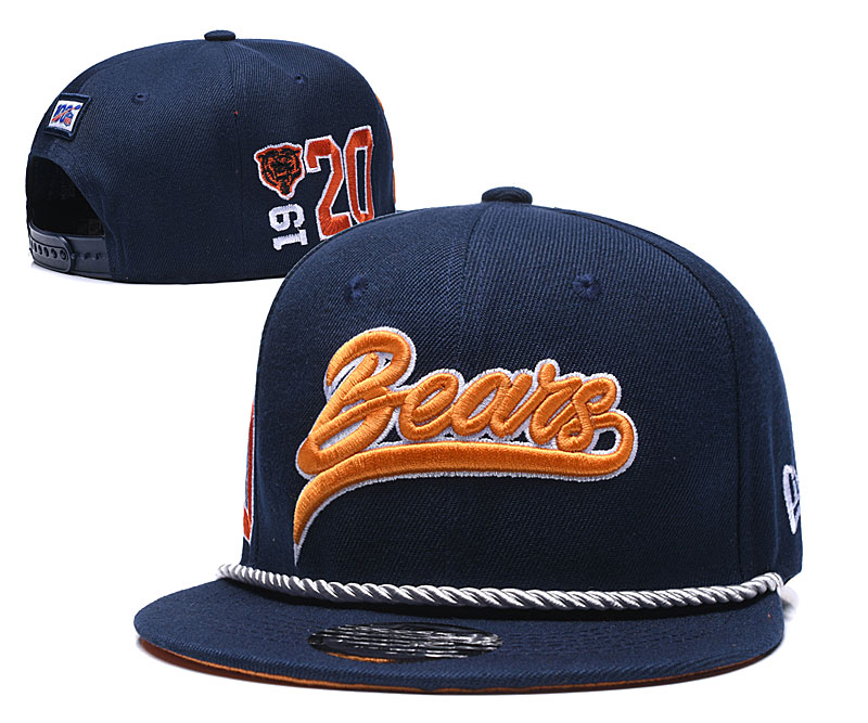 Chicago Bears Stitched Snapback Hats 012